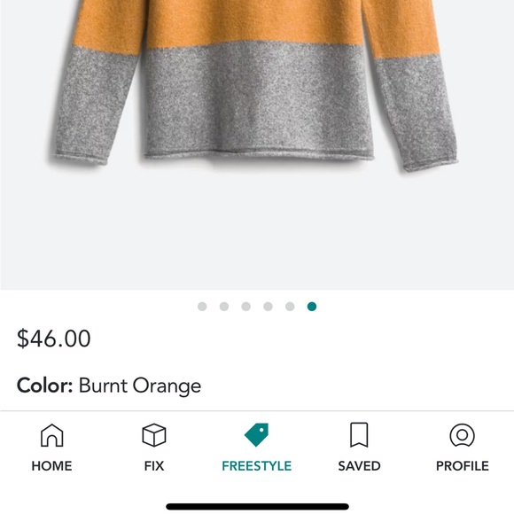 Color Block Crew Neck Sweater - Picture 5 of 5